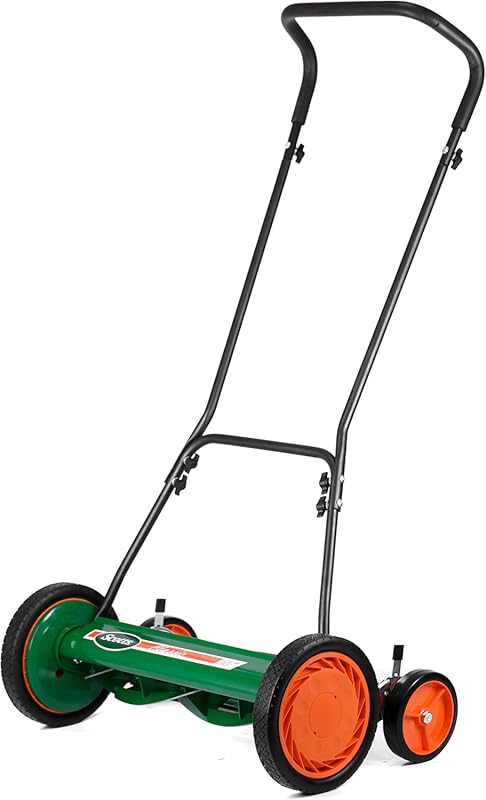 Scotts 20-Inch 5-Blade Classic Push Reel Lawn Mower for easy yard main