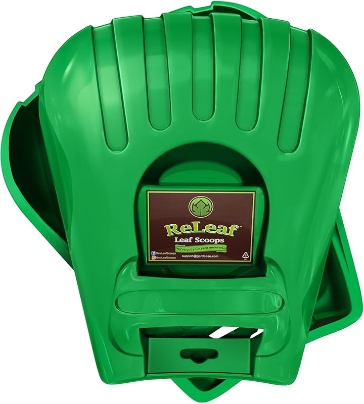 GARDEASE Leaf Scoops: Premium Ergonomic Large Hand Held Rakes for Fast