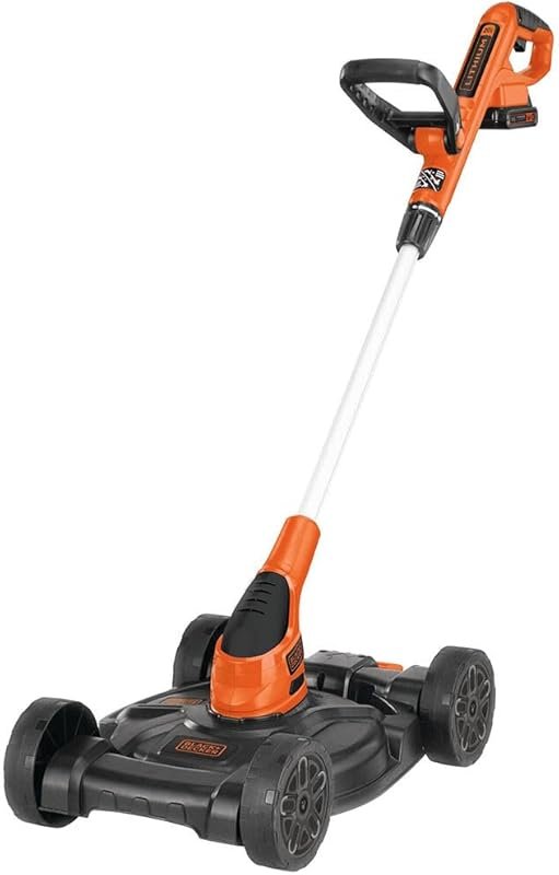BLACK+DECKER 3-in-1 Cordless Lawn Mower, Weed Eater, and Edger with Ba
