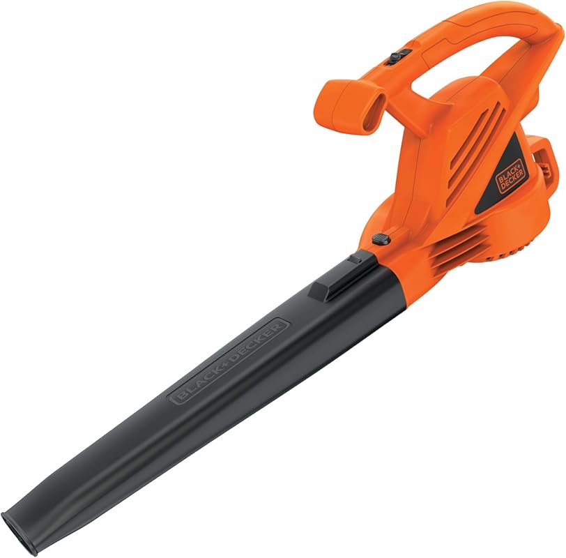 BLACK+DECKER Lightweight 7-Amp Corded Electric Leaf Blower for Efficie
