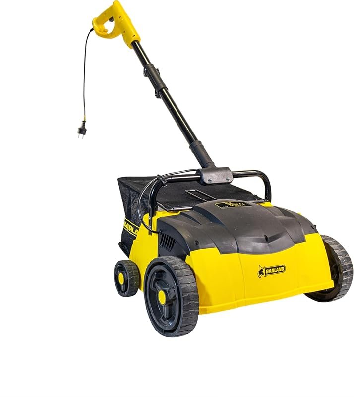 An Electric Lawn Rake and Sweeper for Artificial Grass and Leaf Collec