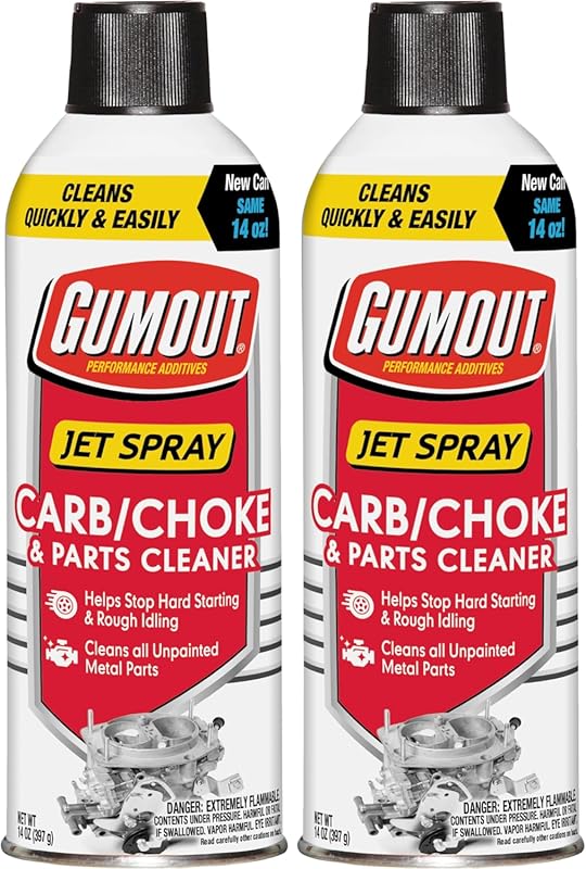 Gumout Carb/Choke Carburetor Cleaner Spray Cleans Gum Varnish and Dirt