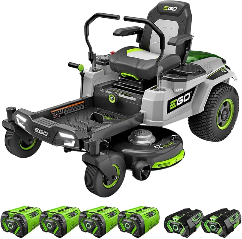 EGO ZT4204L 56-Volt 42-Inch Z6 Zero Turn Riding Mower with Peak Power