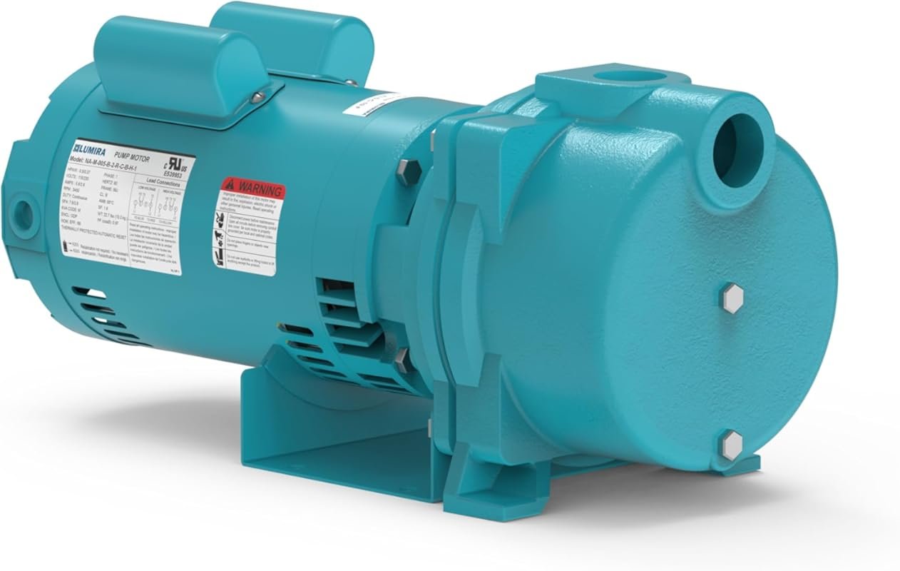 Lumira 2 HP Cast Iron Lawn and Garden Sprinkler Pump, 83 GPM, 230V