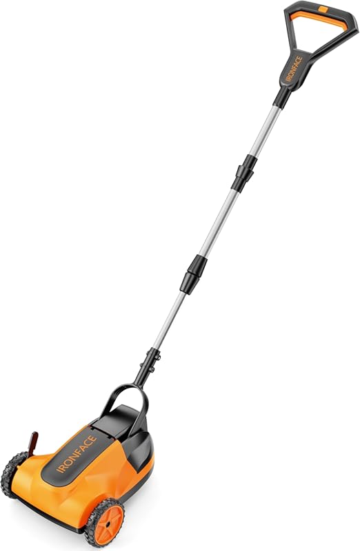 IRONFACE Cordless Walk-Behind Lawn Mower Compatible with Dewalt 20v Ba