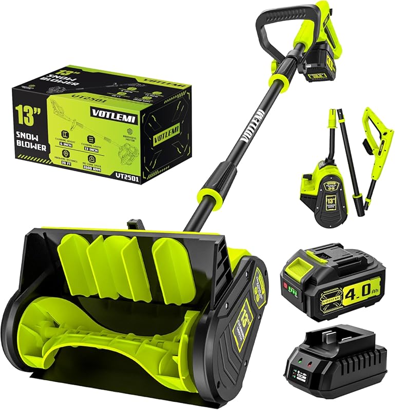 Top 7 Battery Snow Shovels: Effortless Clearing electric snow blower with battery and charger