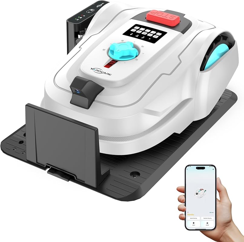 M800Plus Cordless Robot Lawn Mower GPS Visual Navigation, Bow Path Mow