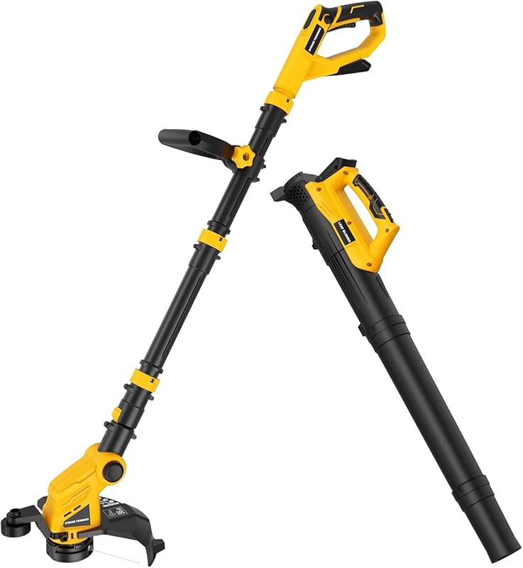 Cordless Weed Eater and Leaf Blower Combo for Dewalt 20V Max Battery