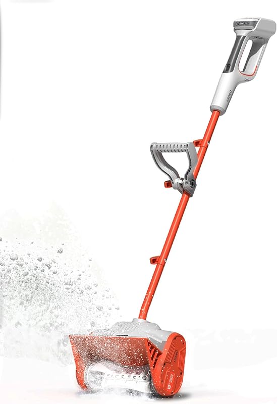 Litheli Cordless Snow Shovel, 13-Inch Battery-Powered Snow Blower with