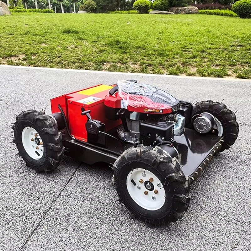 Self-Propelled Remote Control Lawn Mower Automatic Wheel Four-Wheel Dr
