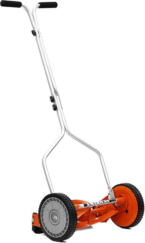 American Lawn Mower 14-Inch Push Reel Mower: 4-Blade, Ideal for Small