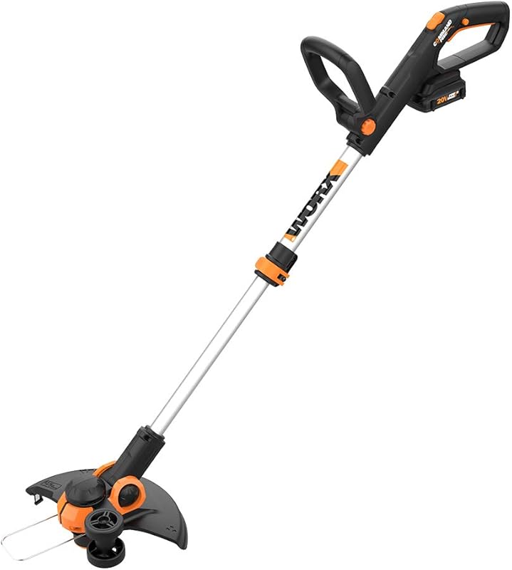 Top 5 Beginner Lawn Edgers: Easy & Pro Results orange and black cordless string trimmer with battery