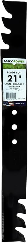 MaxPower 331387XB Commercial Mulching Blade for 21 in. Cut Toro, Exmar