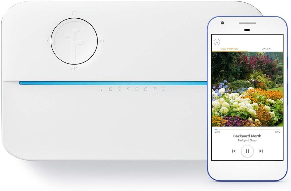 Rachio 3 WiFi Smart Lawn Sprinkler Controller, Works with Alexa, 8-Zon