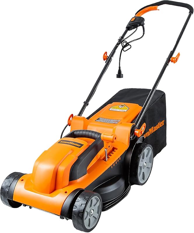 LawnMaster MEB1114K 15-Inch 11AMP Corded Electric Lawn Mower for Easy 