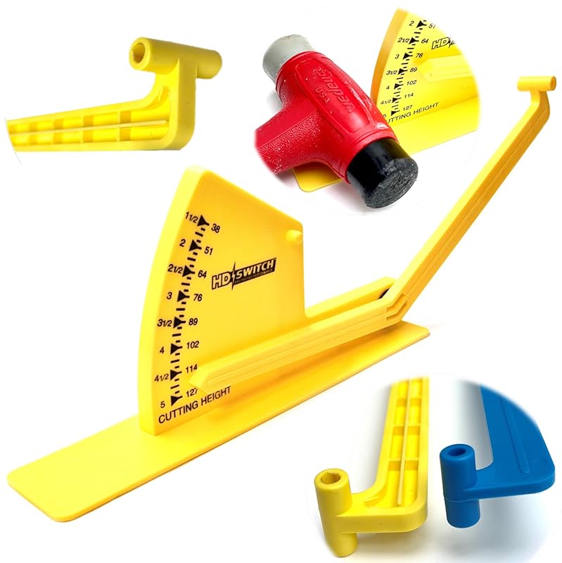 Deck Blade Leveling Gauge for John Deere, Toro, and Other Lawn Mowers