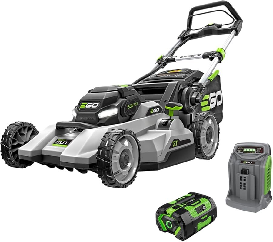 EGO Power+ Cordless Electric Push Lawn Mower with Select Cut and Batte