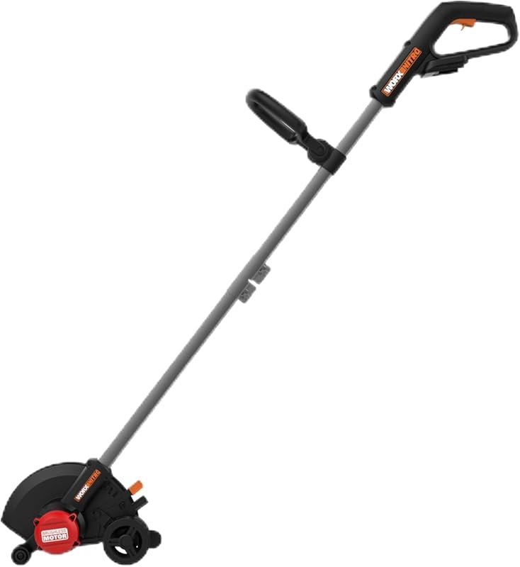 Worx Nitro 20V Cordless Lawn Edger with 7-inch cutting path and precis