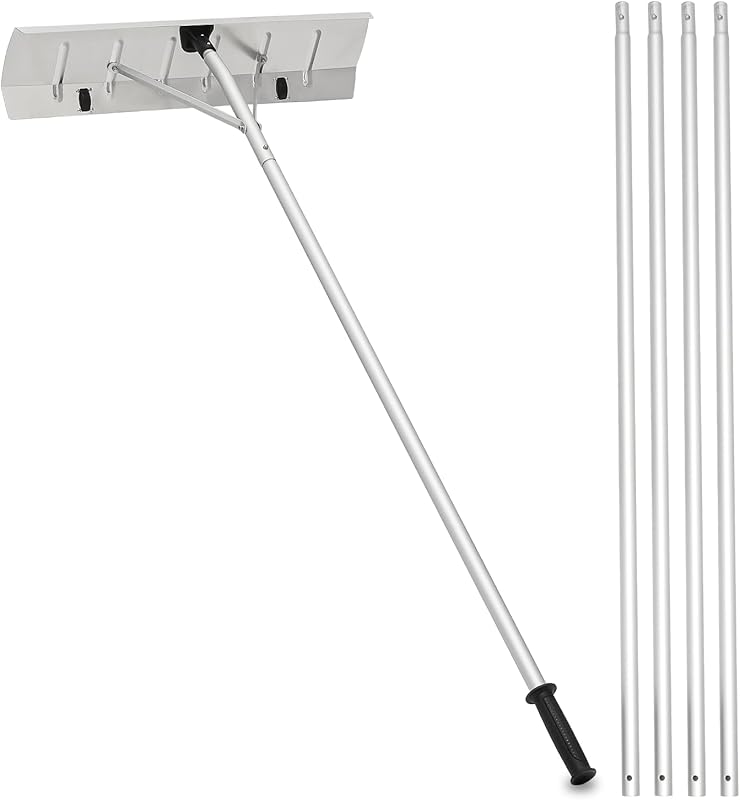 20FT Adjustable Aluminum Roof Snow Rake for Efficient House Roof Snow 